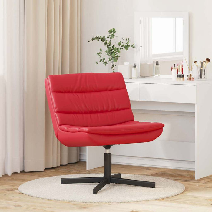 Scaun pivotant Roșu 63 x 75 x 76 cm Piele artificială WALTI