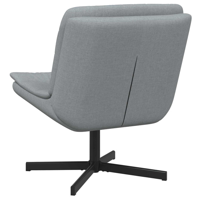 Scaun pivotant Gri deschis 63 x 75 x 76 cm țesătură - WALTI WALTI