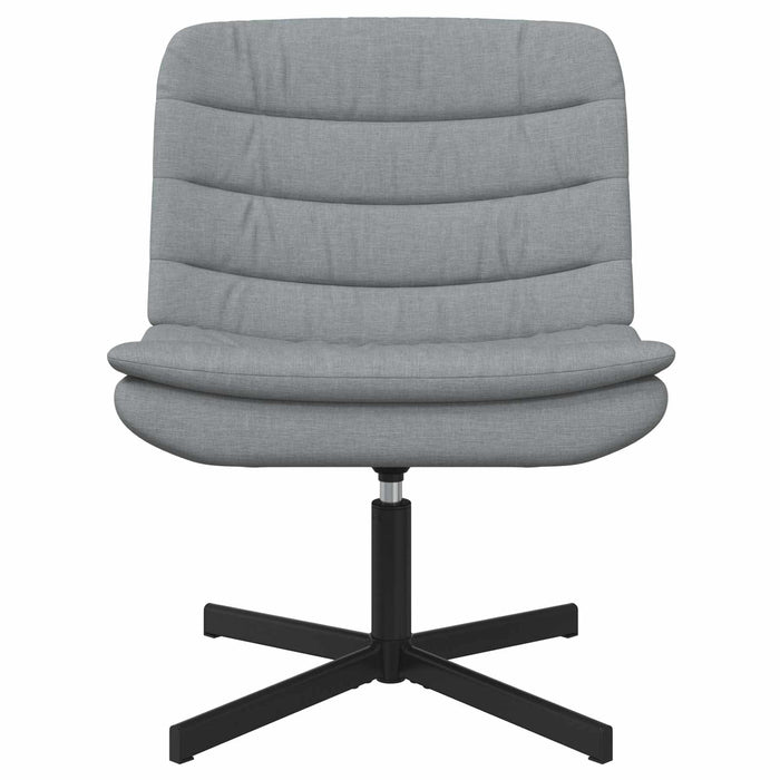 Scaun pivotant Gri deschis 63 x 75 x 76 cm țesătură - WALTI WALTI