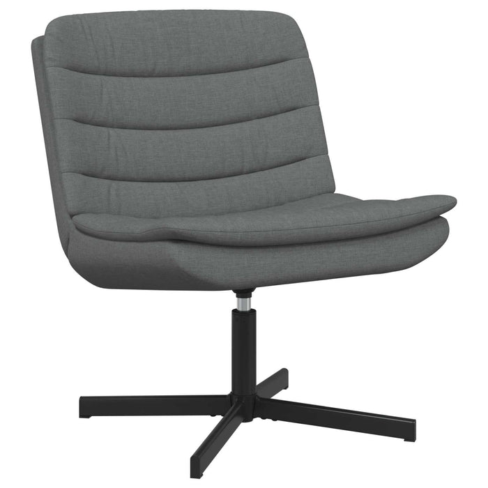 Scaun pivotant Gri închis 63 x 75 x 76 cm țesătură - WALTI WALTI