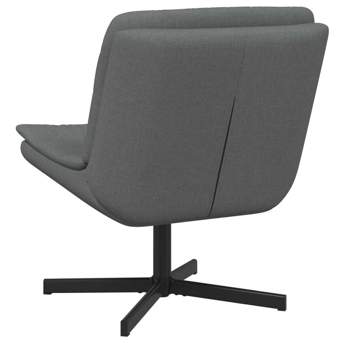 Scaun pivotant Gri închis 63 x 75 x 76 cm țesătură - WALTI WALTI