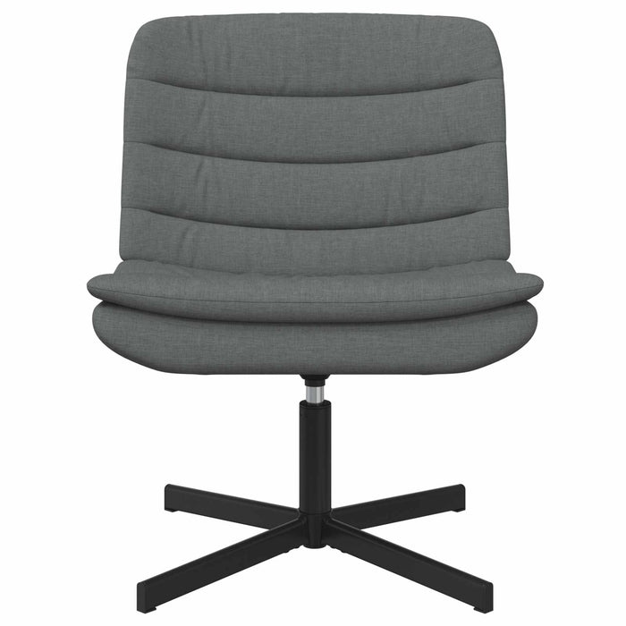 Scaun pivotant Gri închis 63 x 75 x 76 cm țesătură - WALTI WALTI