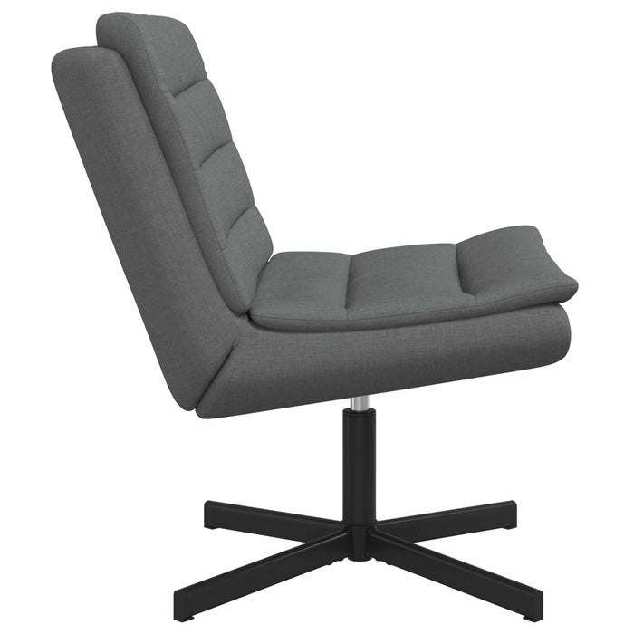 Scaun pivotant Gri închis 63 x 75 x 76 cm țesătură - WALTI WALTI
