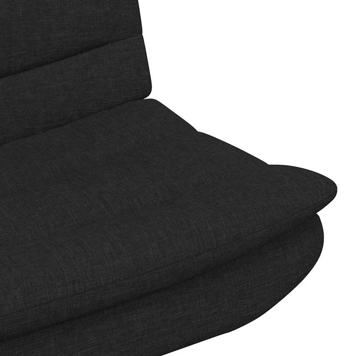 Scaun pivotant Negru 63 x 75 x 76 cm țesătură - WALTI WALTI