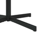 Scaun pivotant Negru 63 x 75 x 76 cm țesătură - WALTI WALTI