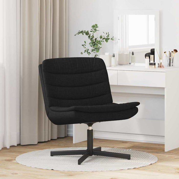 Scaun pivotant Negru 63 x 75 x 76 cm țesătură - WALTI WALTI