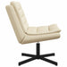 Scaun pivotant Crem 63 x 75 x 76 cm țesătură - WALTI WALTI