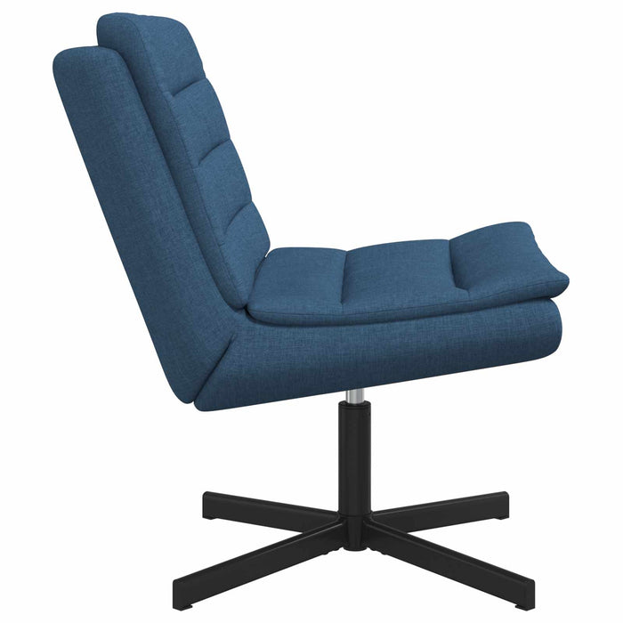 Scaun pivotant albastru 63 x 75 x 76 cm țesătură - WALTI WALTI