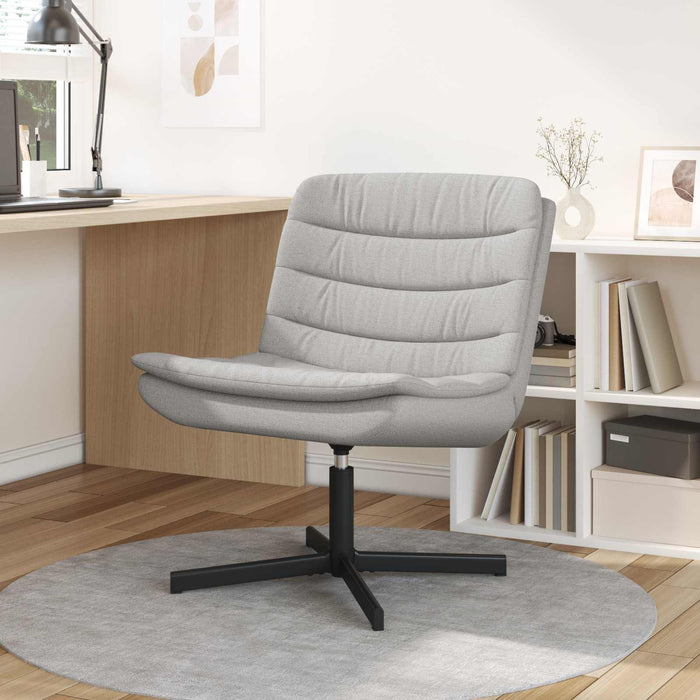 Scaun pivotant Gri nori 63 x 75 x 76 cm țesătură - WALTI WALTI