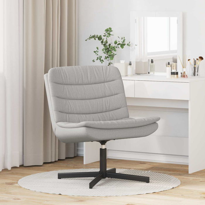 Scaun pivotant Gri nori 63 x 75 x 76 cm țesătură - WALTI WALTI