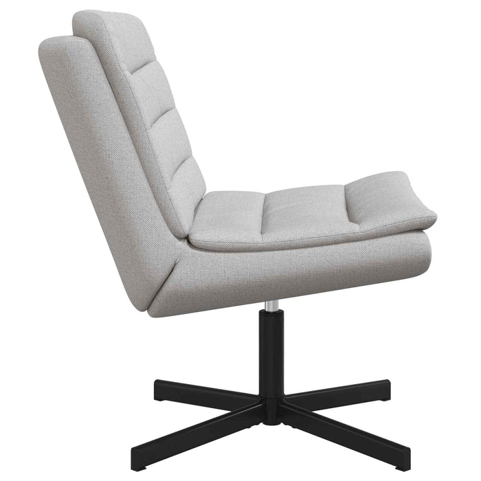 Scaun pivotant Gri nori 63 x 75 x 76 cm țesătură - WALTI WALTI