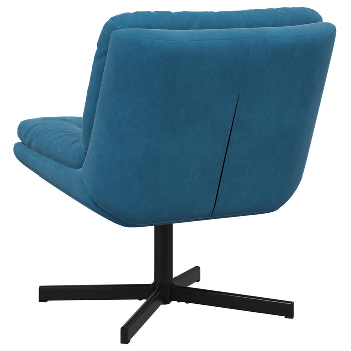 Scaun Relaxant Rotativ albastru 63 x 75 x 76 cm Catifea - WALTI WALTI