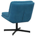 Scaun Relaxant Rotativ albastru 63 x 75 x 76 cm Catifea - WALTI WALTI