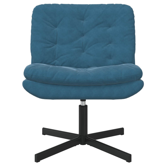 Scaun Relaxant Rotativ albastru 63 x 75 x 76 cm Catifea - WALTI WALTI