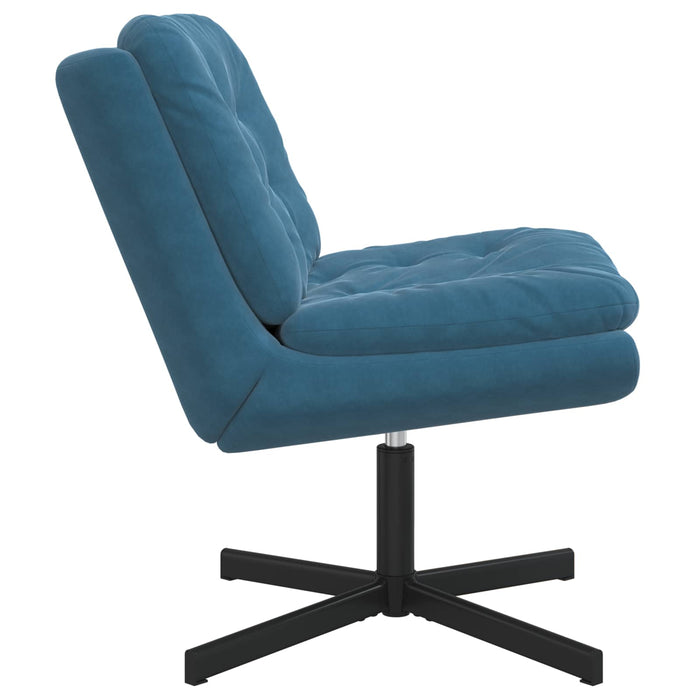 Scaun Relaxant Rotativ albastru 63 x 75 x 76 cm Catifea - WALTI WALTI