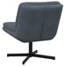 Scaun Relaxant Rotativ Gri închis 63 x 75 x 76 cm Catifea - WALTI WALTI
