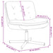 Scaun Relaxant Rotativ Verde închis 63 x 75 x 76 cm Catifea - WALTI WALTI