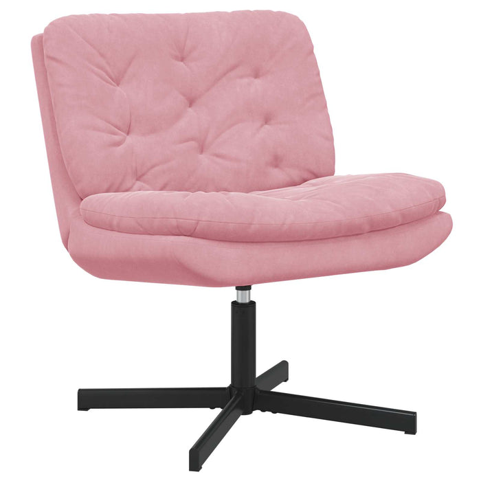 Scaun Relaxant Rotativ Roz 63 x 75 x 76 cm Catifea - WALTI WALTI