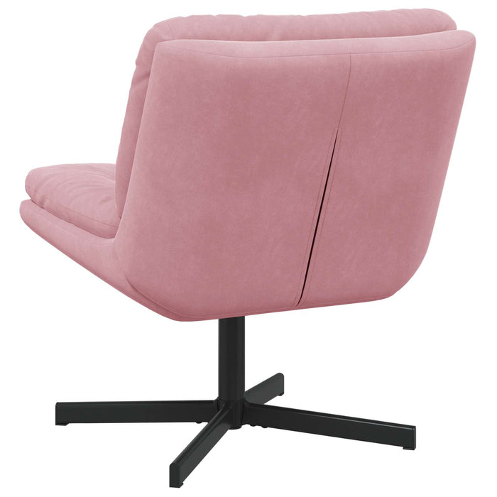 Scaun Relaxant Rotativ Roz 63 x 75 x 76 cm Catifea - WALTI WALTI