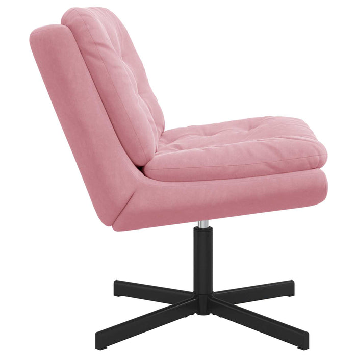 Scaun Relaxant Rotativ Roz 63 x 75 x 76 cm Catifea - WALTI WALTI