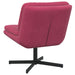 Scaun Relaxant Rotativ Roșu Vin 63 x 75 x 76 cm Catifea - WALTI WALTI