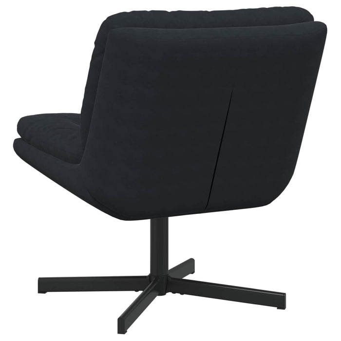 Scaun Relaxant Rotativ Negru 63 x 75 x 76 cm Catifea - WALTI WALTI