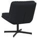 Scaun Relaxant Rotativ Negru 63 x 75 x 76 cm Catifea - WALTI WALTI