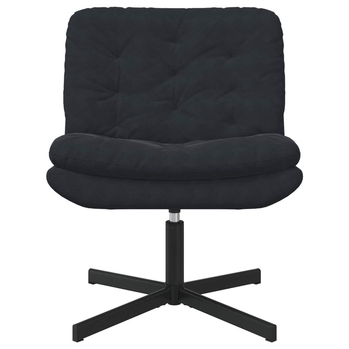 Scaun Relaxant Rotativ Negru 63 x 75 x 76 cm Catifea - WALTI WALTI