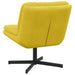 Scaun Relaxant Rotativ Galben 63 x 75 x 76 cm Catifea - WALTI WALTI