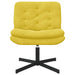 Scaun Relaxant Rotativ Galben 63 x 75 x 76 cm Catifea - WALTI WALTI