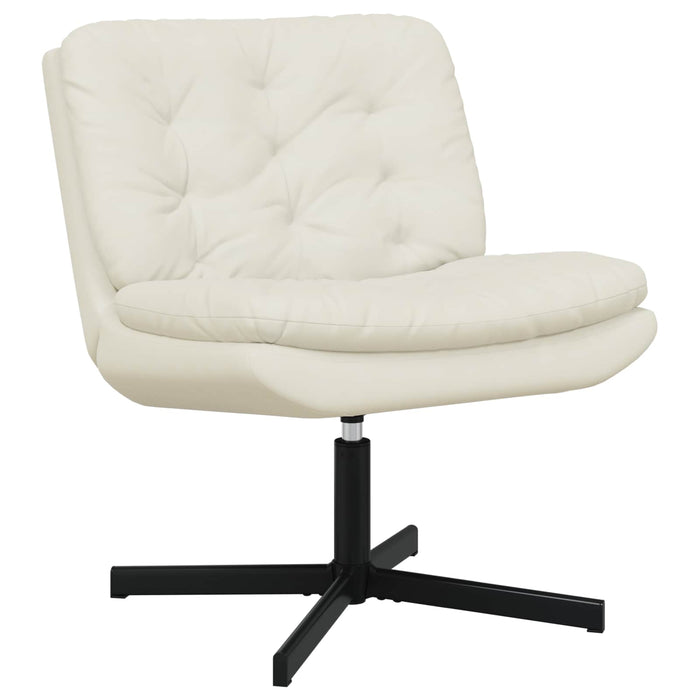 Scaun Relaxant Rotativ Crem 63 x 75 x 76 cm Catifea - WALTI WALTI