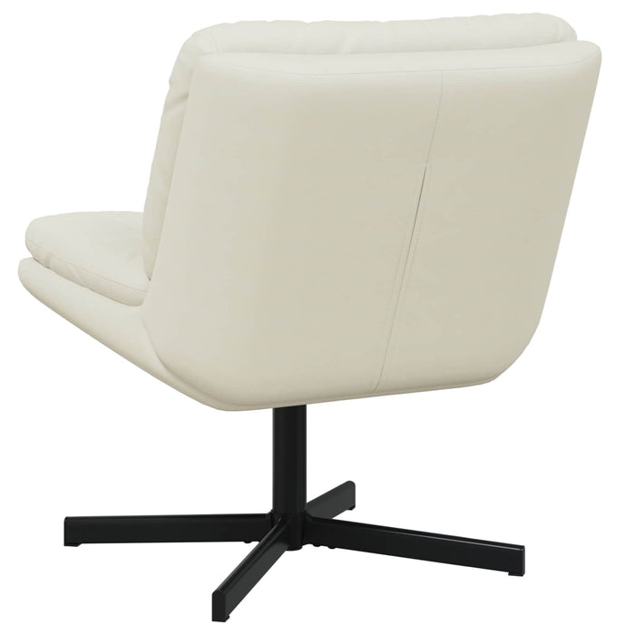 Scaun Relaxant Rotativ Crem 63 x 75 x 76 cm Catifea - WALTI WALTI