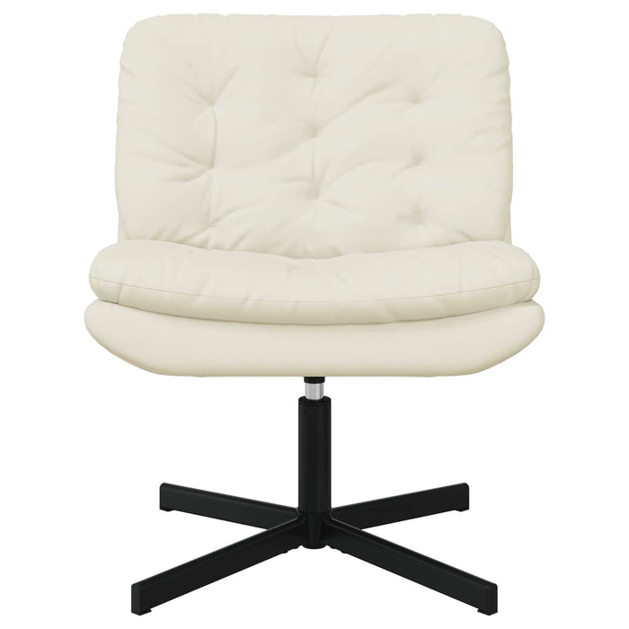 Scaun Relaxant Rotativ Crem 63 x 75 x 76 cm Catifea - WALTI WALTI