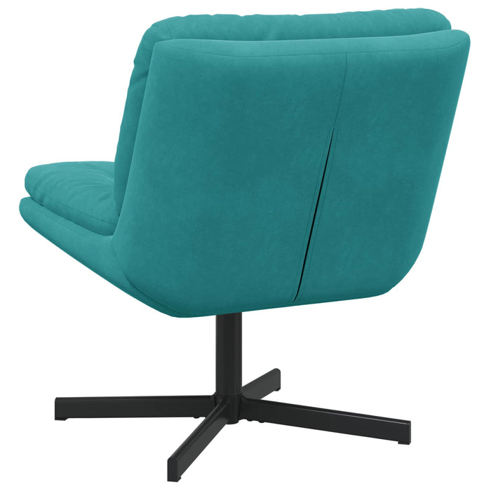 Scaun Relaxant Rotativ Turcoaz 63 x 75 x 76 cm Catifea - WALTI WALTI