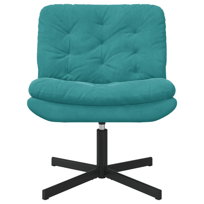 Scaun Relaxant Rotativ Turcoaz 63 x 75 x 76 cm Catifea - WALTI WALTI