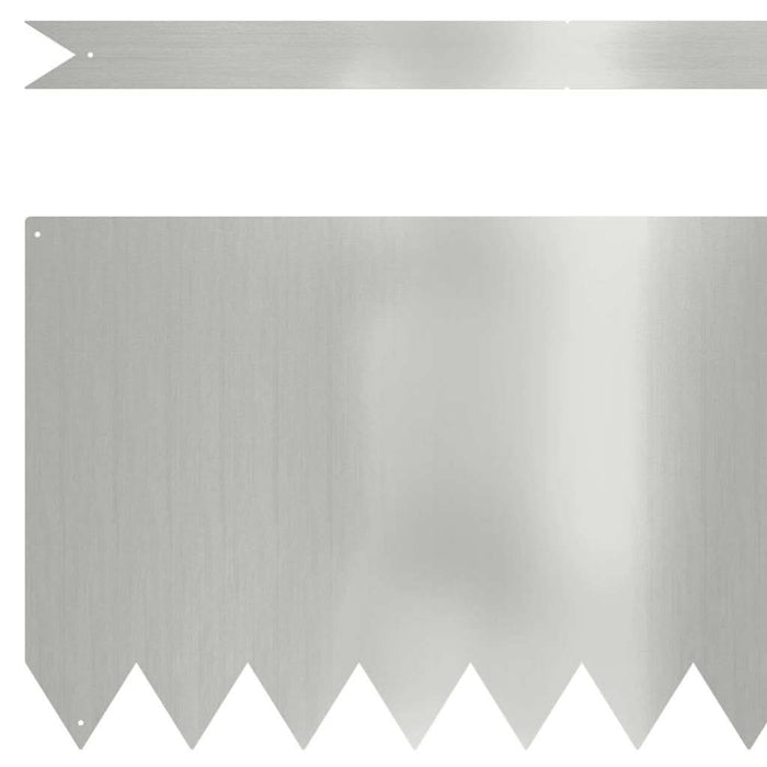 Margine pentru gazon 30 pcs Argintiu 100 x 0.05 x 20 cm - WALTI WALTI