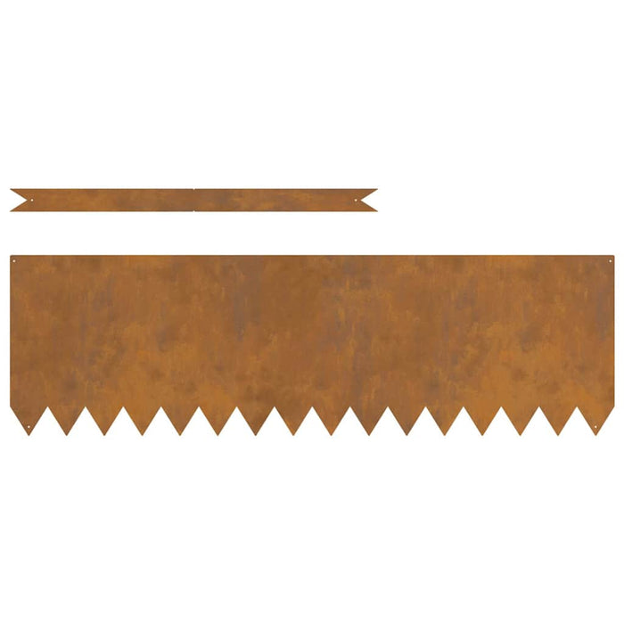 Margine pentru gazon 30 pcs Maro 100 x 0.05 x 20 cm - WALTI WALTI