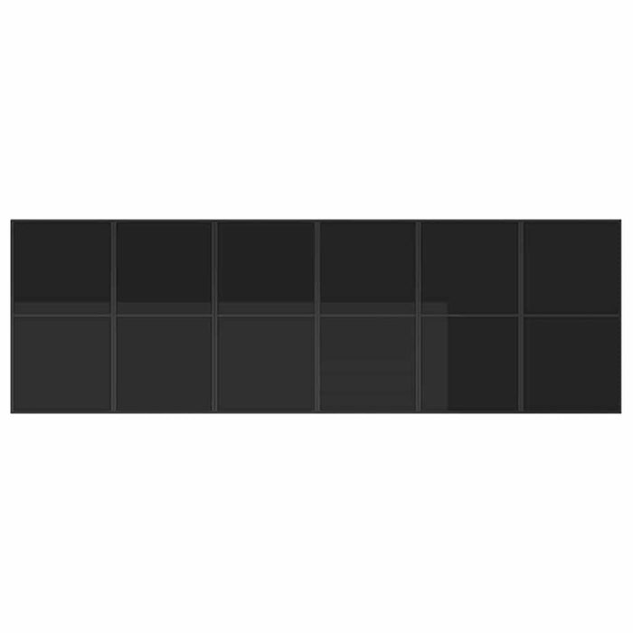Set de masă pentru grădină 13 pcs Negru Oțel - WALTI WALTI