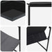 Set de masă pentru grădină 9 pcs Negru Oțel - WALTI WALTI