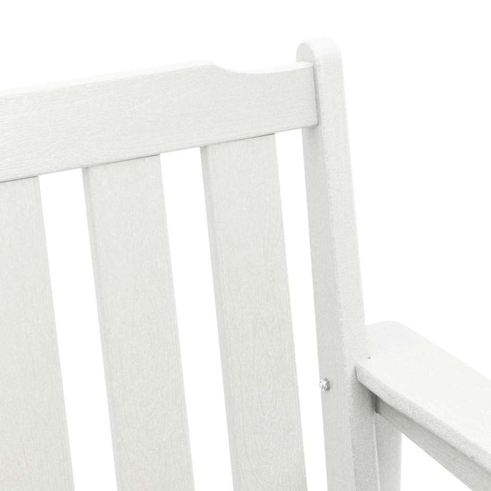 Set de 4 scaune de grădină alb, 65,5x55,5x88 cm, din HDPE - WALTI WALTI