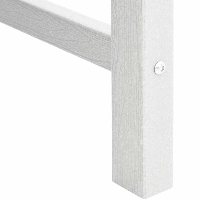 Set de 4 scaune de grădină alb, 65,5x55,5x88 cm, din HDPE - WALTI WALTI