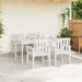 Set de 4 scaune de grădină alb, 65,5x55,5x88 cm, din HDPE - WALTI WALTI
