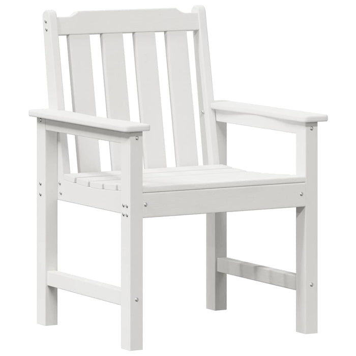 Set de 4 scaune de grădină alb, 65,5x55,5x88 cm, din HDPE - WALTI WALTI