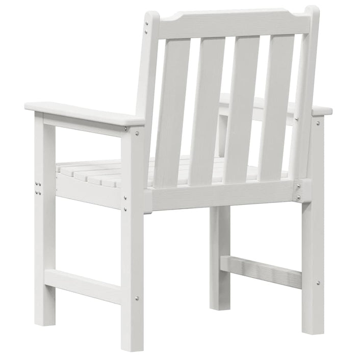 Set de 4 scaune de grădină alb, 65,5x55,5x88 cm, din HDPE - WALTI WALTI