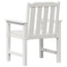 Set de 4 scaune de grădină alb, 65,5x55,5x88 cm, din HDPE - WALTI WALTI