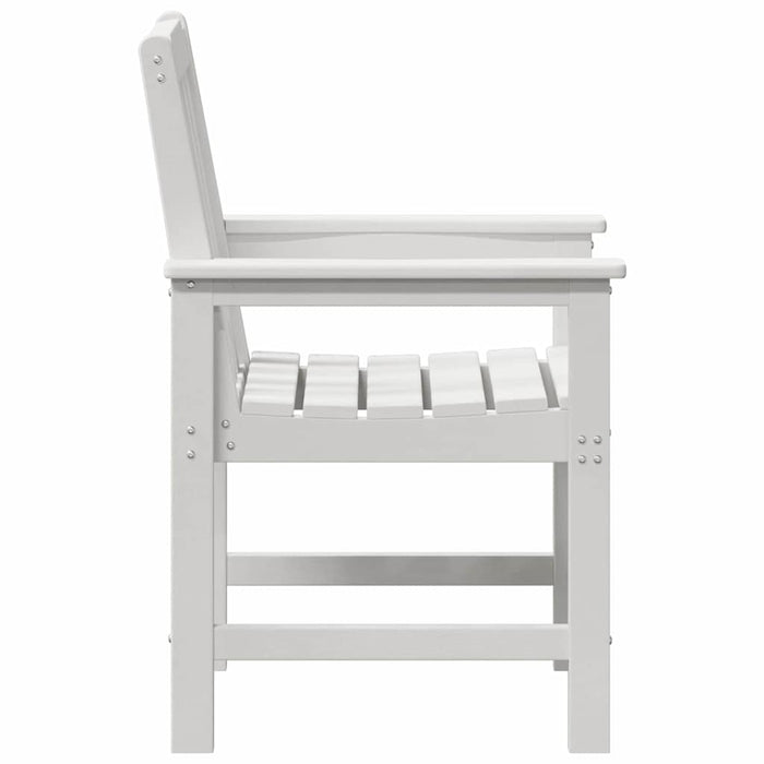 Set de 4 scaune de grădină alb, 65,5x55,5x88 cm, din HDPE - WALTI WALTI