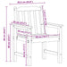 Set de 4 scaune de grădină alb, 65,5x55,5x88 cm, din HDPE - WALTI WALTI