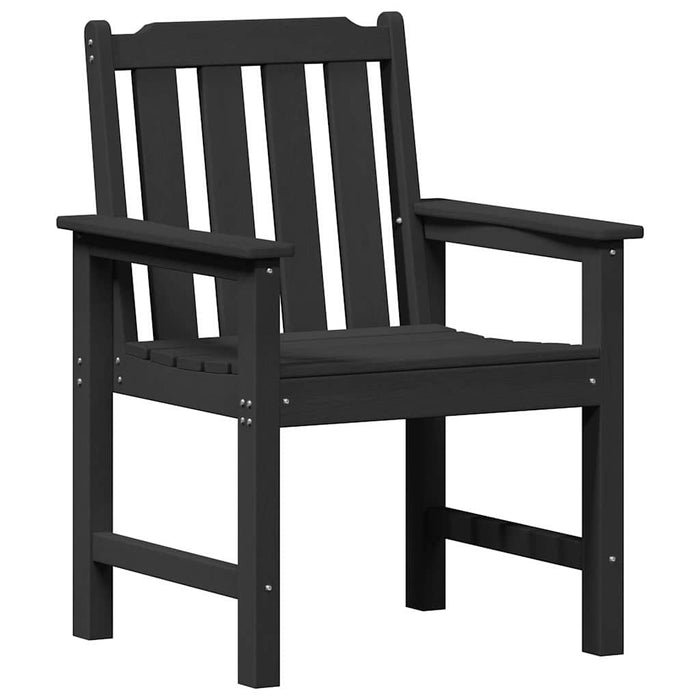 Set de 4 scaune de grădină , negre, dimensiuni 65,5x55,5x88 cm, din HDPE. - WALTI WALTI