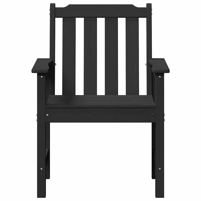 Set de 4 scaune de grădină , negre, dimensiuni 65,5x55,5x88 cm, din HDPE. - WALTI WALTI