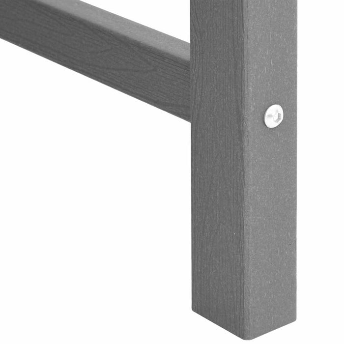 Set de 4 scaune de grădină Gri deschis, dimensiuni 65.5x55.5x88 cm, fabricat din HDPE. - WALTI WALTI